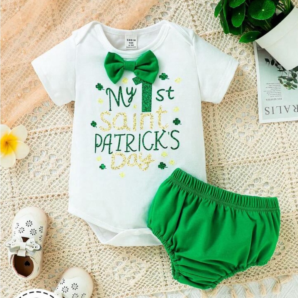 Saint Patrick’s day baby outfit